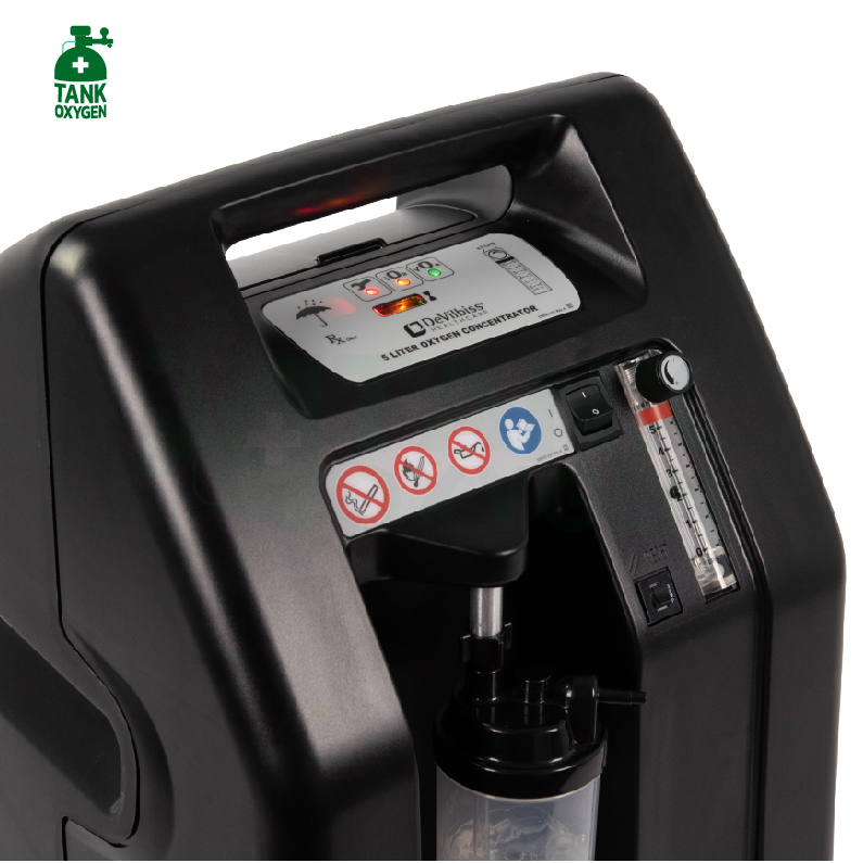 Devilbiss รุ่น 525KS (เสียงระดับ >40dBA) เครื่องผลิตออกซิเจน 5 ลิตร ประกันศูนย์ไทย 3 ปี