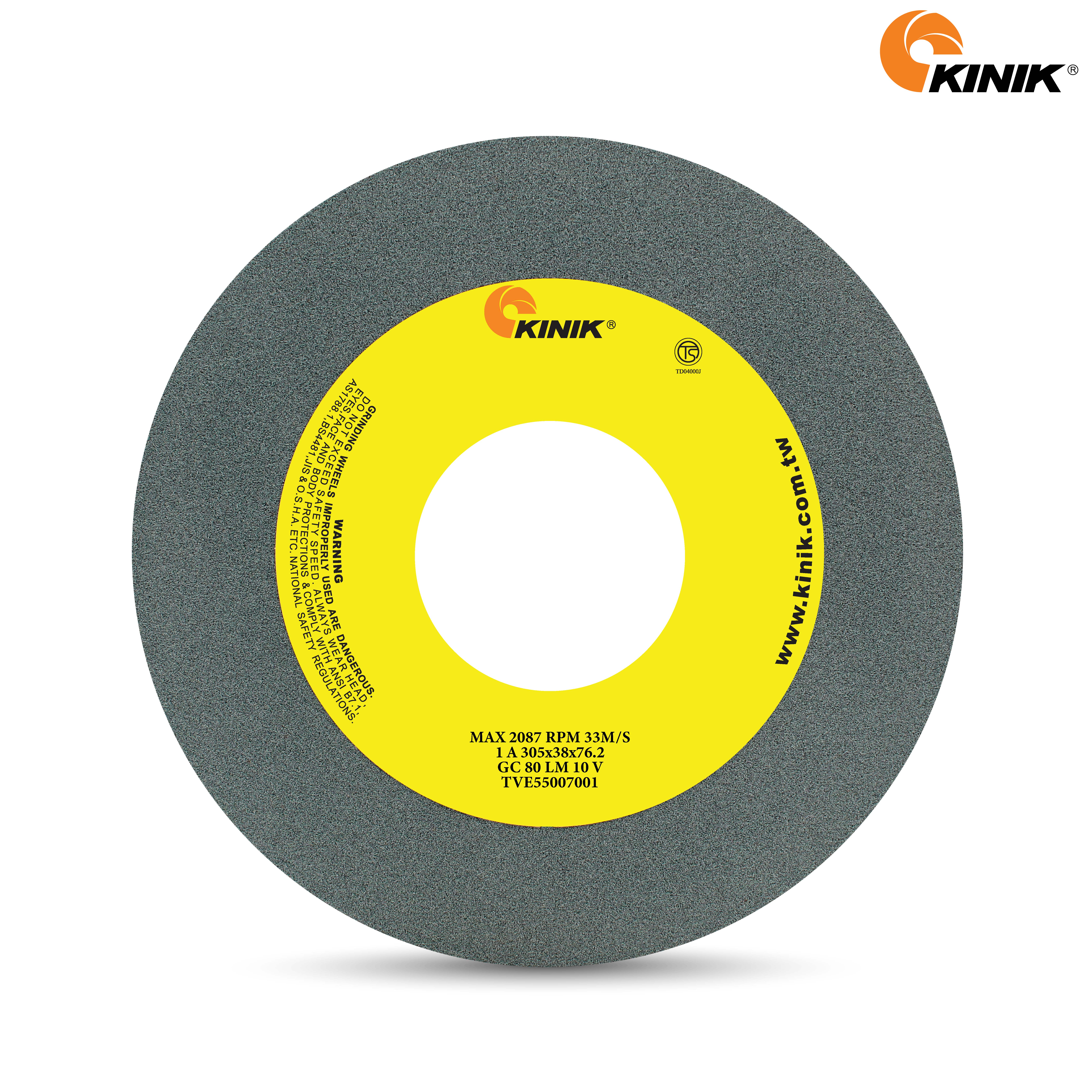หินเจียร KINIK GC80LM10V1A 305x38x76.2 mm.