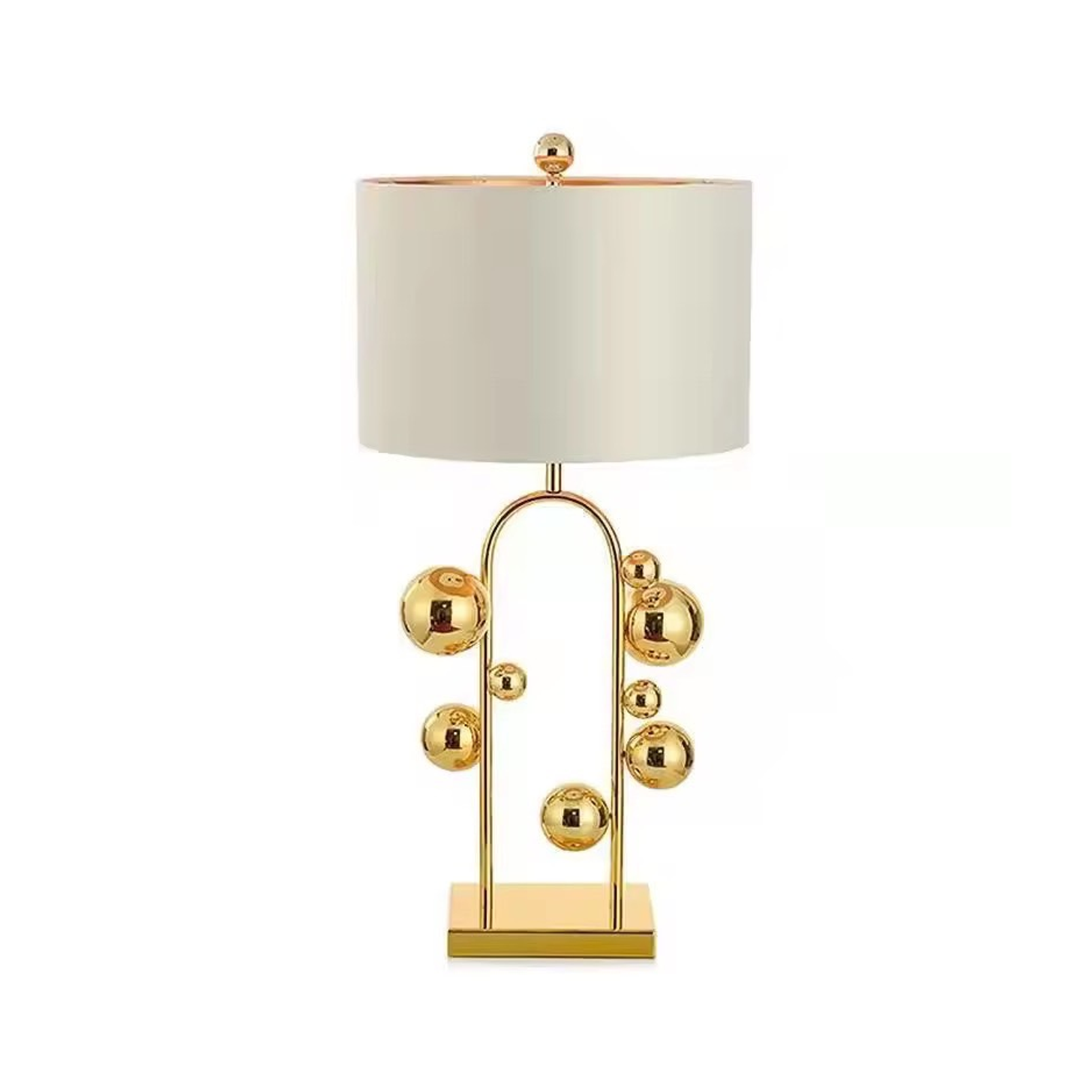 โคมไฟตั้งโต๊ะ Luxurious Table lamp Metal + Fabric LED E27X1 IP20