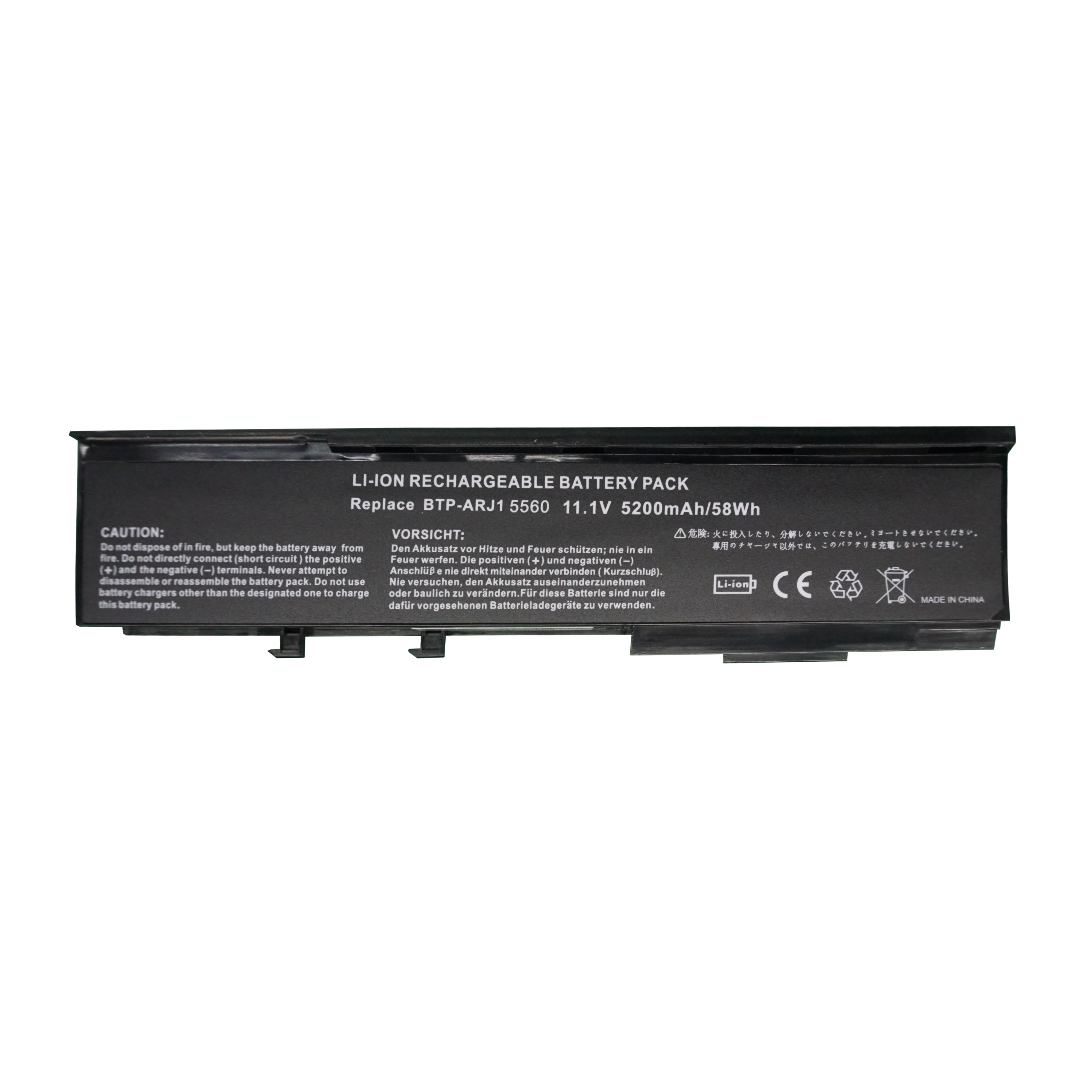 Battery Acer สำหรับรุ่น Aspire 3640 2420 2920 3620 5550 / TravelMate 2420 3240 3250 3280 Part # BTP-ARJ1