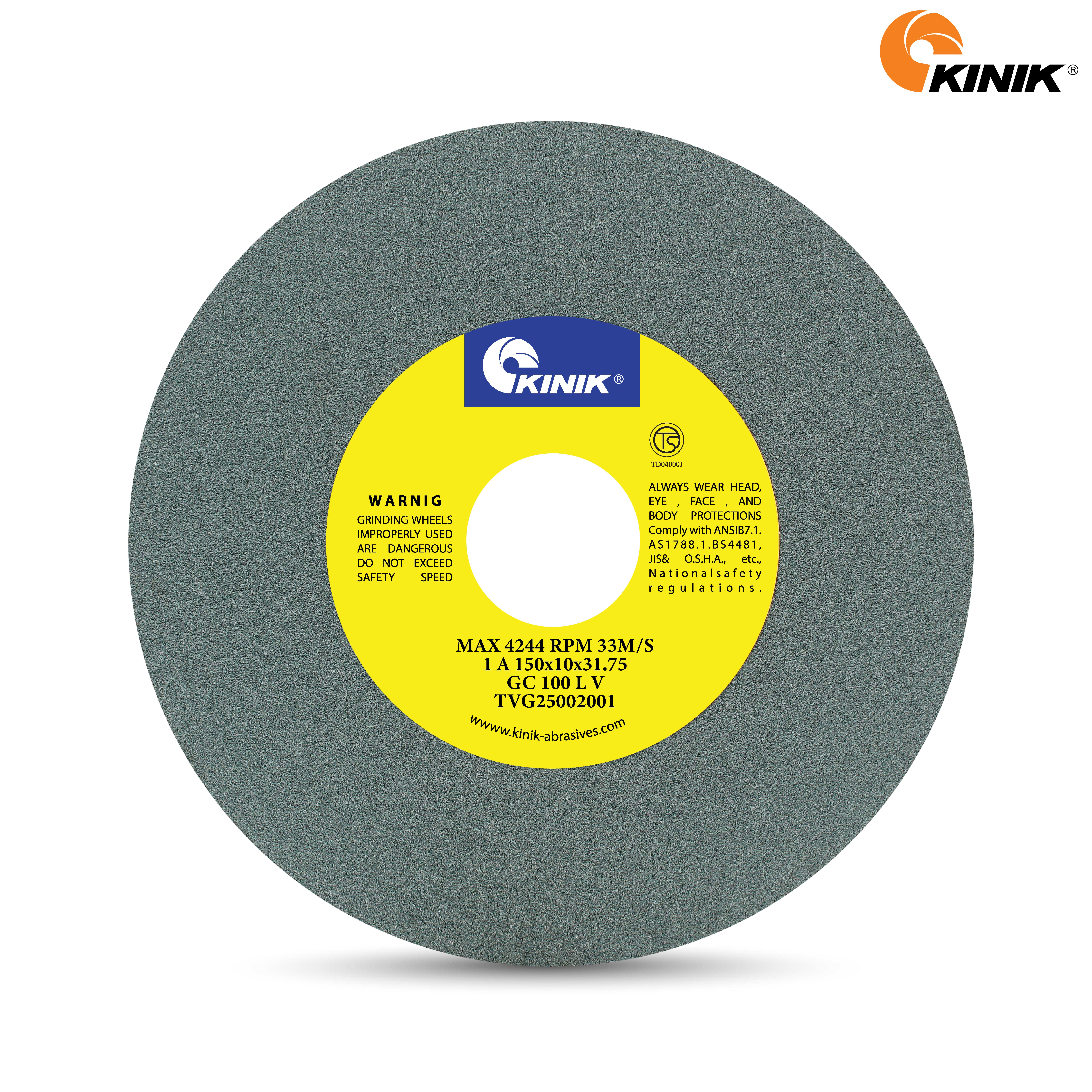 หินเจียร KINIK GC100LV1A 150x10x31.75 m.m.