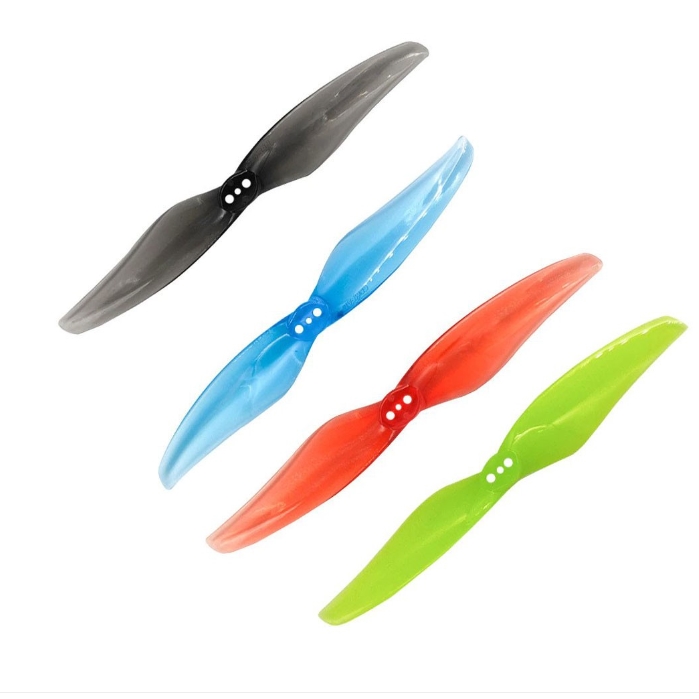 Gemfan 4024 Hurricane 2-blade 4 Inch แกน 1.5mm 1ถุง 8ใบ สุ่มสี