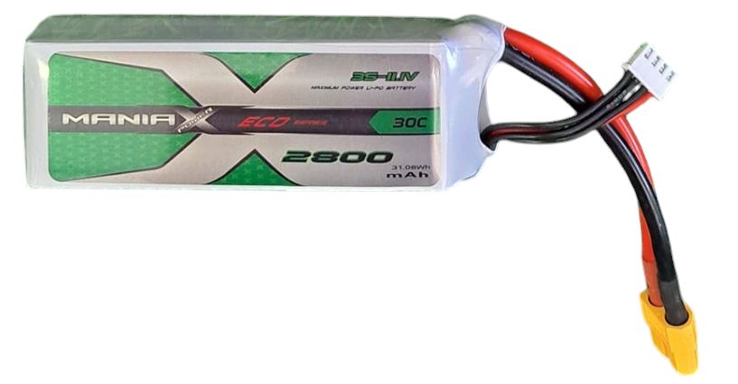 ManiaX 3S 11.1V 2800mAh 30C XT60 ECO Battery Pack