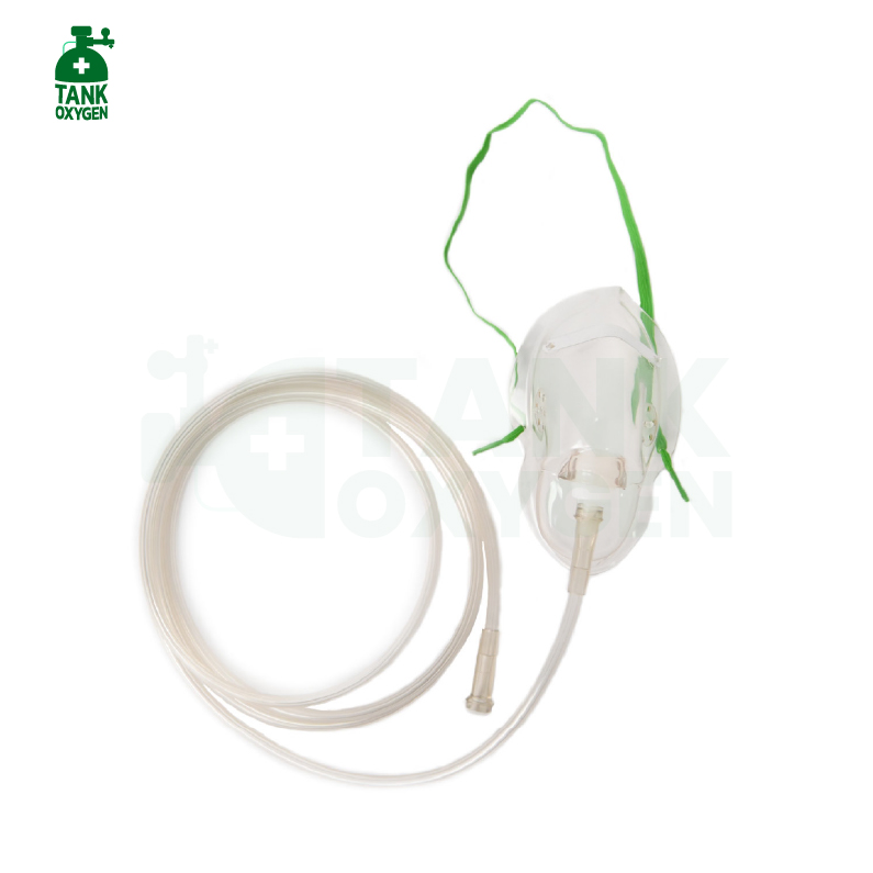 หน้ากากให้ออกซิเจน สำหรับผู้ใหญ่ Oxygen Mask (Adult)