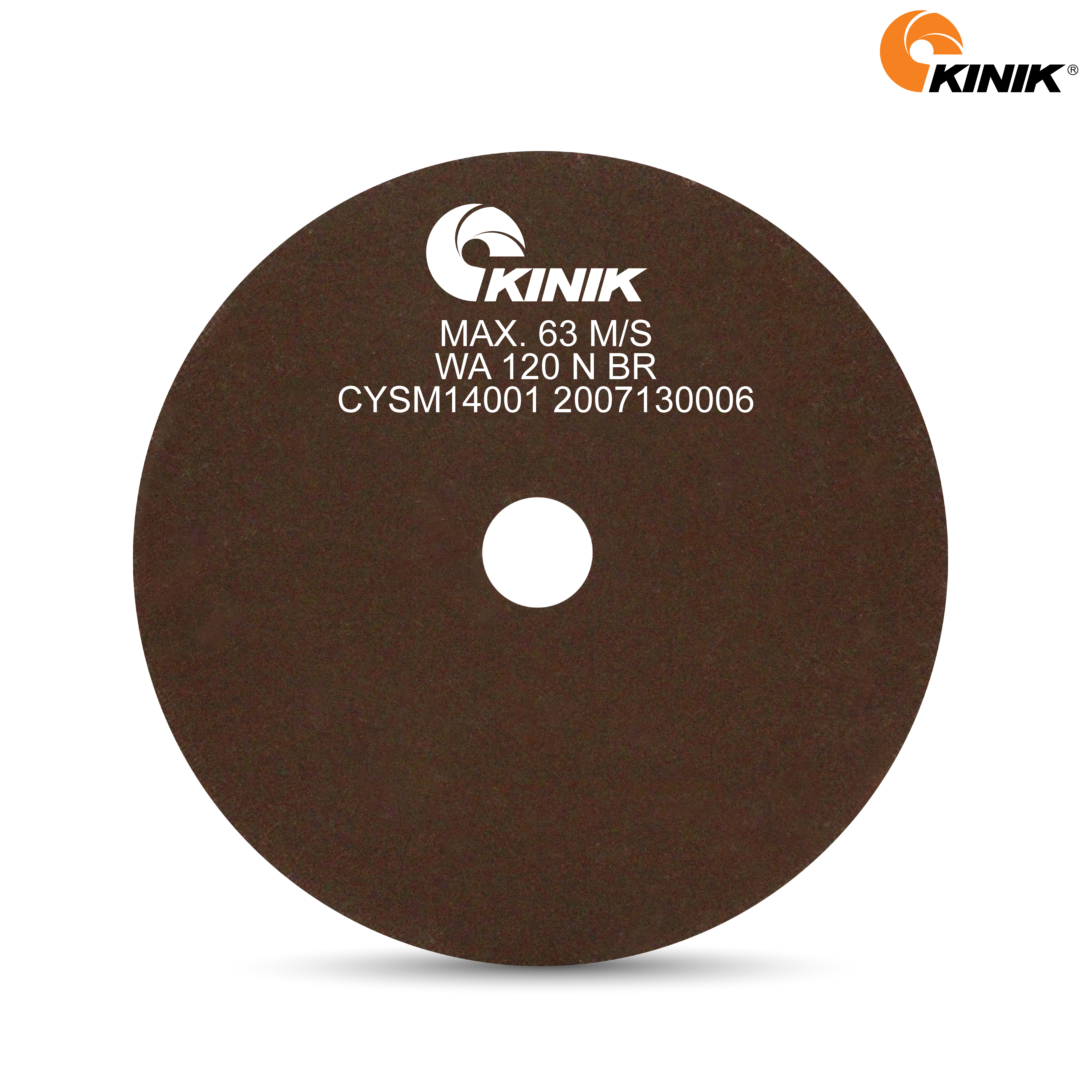 แผ่นตัดบาง KINIK WA120NBR30 255x1.2x31.75 mm.