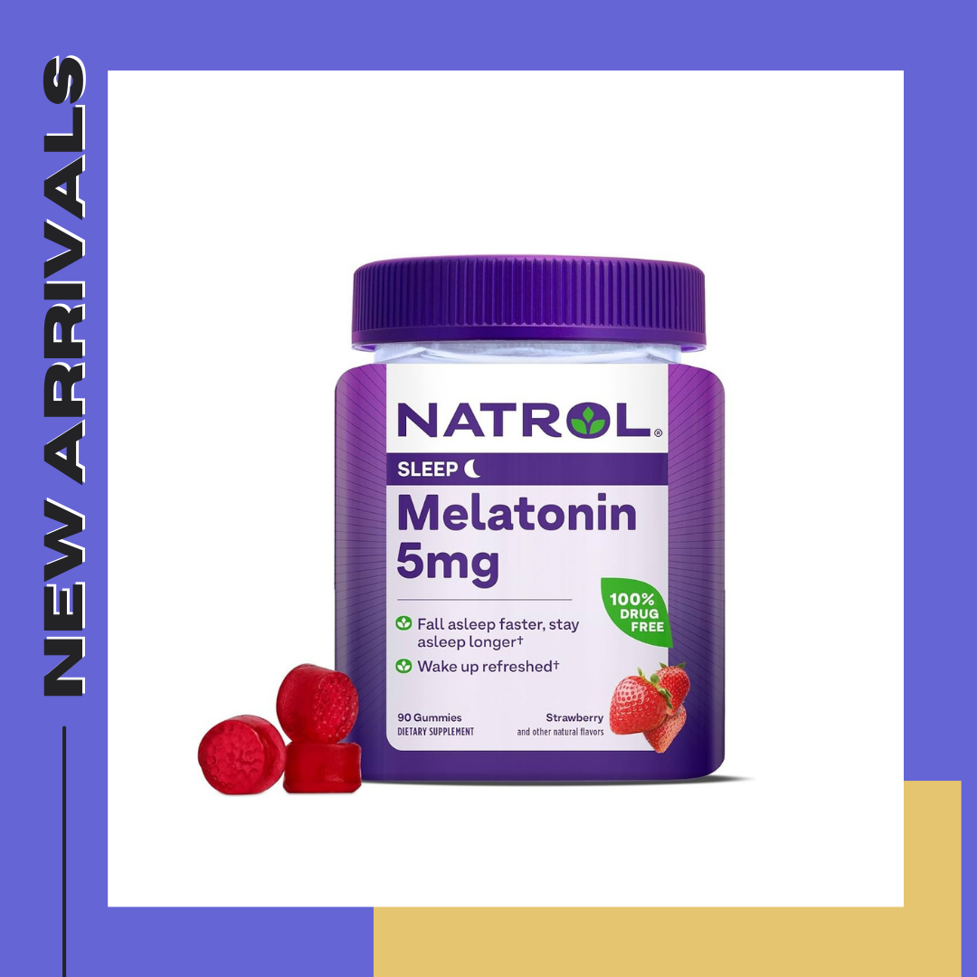 ++พร้อมส่ง++ แพ็คเกจใหม่ Natrol Melatonin 5mg Gummies 90 Count กัมมี่ เมลาโทนิน 5กรัม นอนหลับ