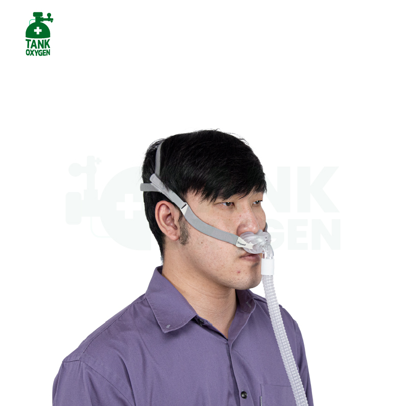 Nasal Pillow Mask YP-01 หน้ากากชนิดสอดจมูกสำหรับเครื่อง CPAP Bipap