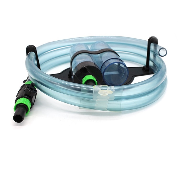 ที่ดูดขี้ปลา WarmTone WT-228B (สำหรับถ่ายน้ำตู้ปลา แบบเขย่า พร้อมตะแกรงกันปลา วาล์วน้ำ และสายยาง )