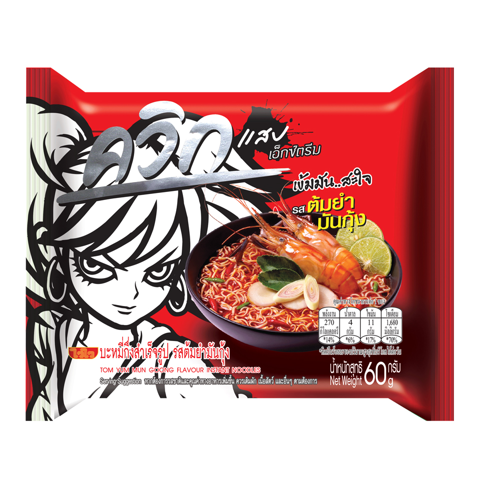 8850100101143 ไวไวควิกต้มยำมันกุ้ง (ซอง) 60g