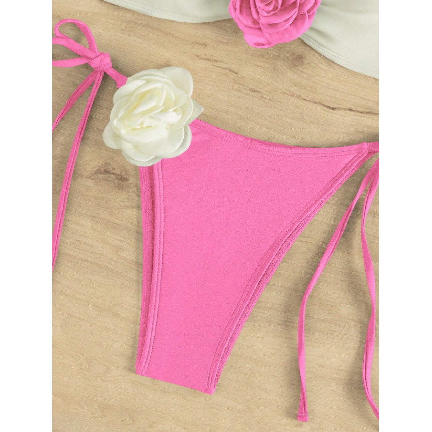 บิกินี่ชุดว่ายน้ำ 3D สามมิติดอกกุหลาบ สไตล์แฟชั่นเซ็กซี่