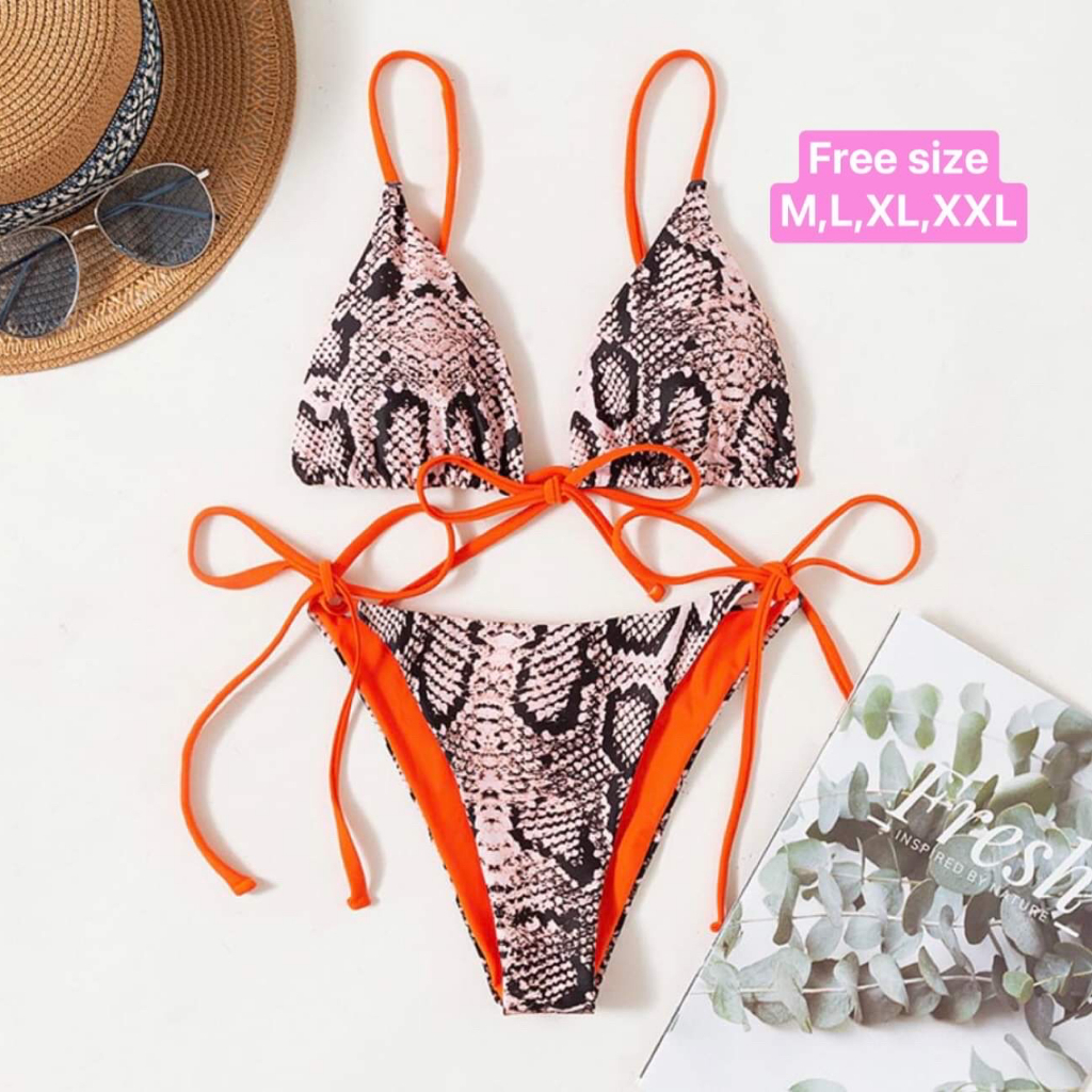 ชุดบิกินี่ ลายเสื้อ เซท 2 ชิ้น SW024/SW023