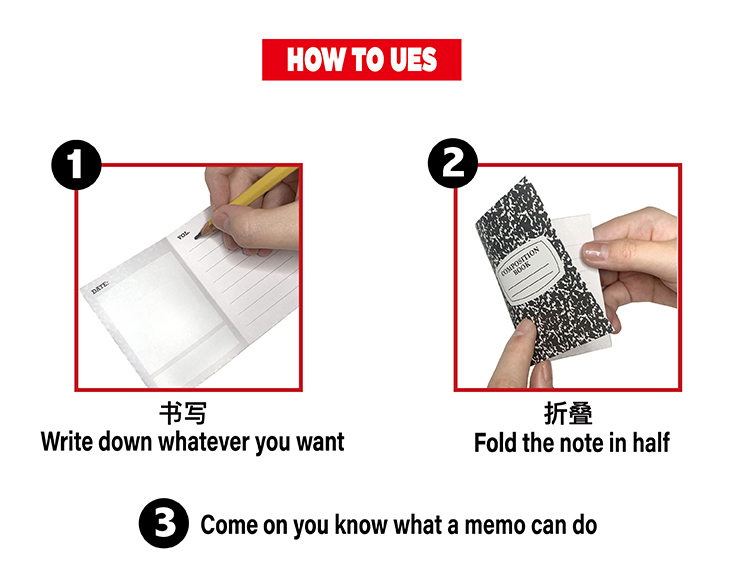 Important Reminder Memo Pad (10 pieces / set)