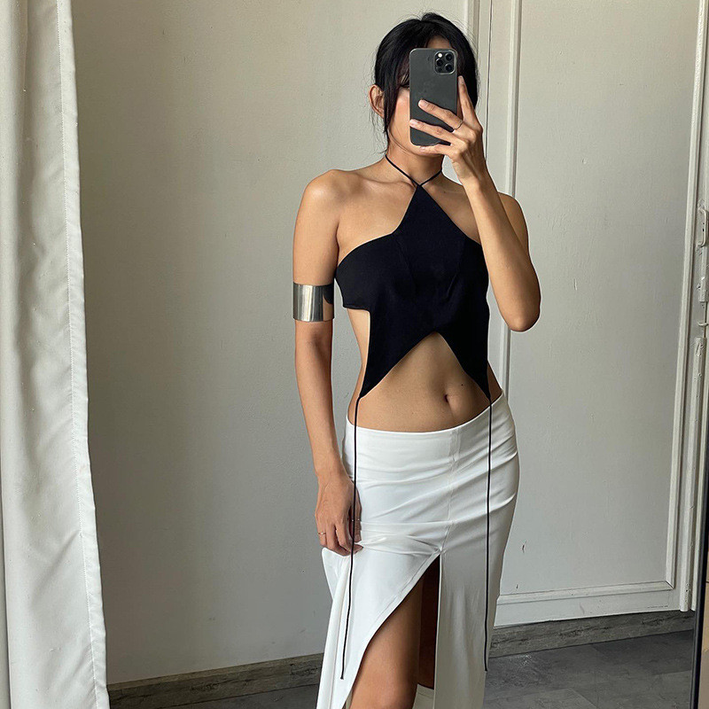 เสื้อครอป เสื้อดาว ลิซ่า Lisa พร้อมส่งในไทย ST23024