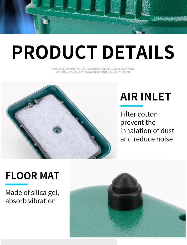 RESUN LP-60 (ปั๊มลม เสียงเงียบ แรงลม 70 L/min ของแท้ประกันศูนย์ Resun ประเทศไทย)