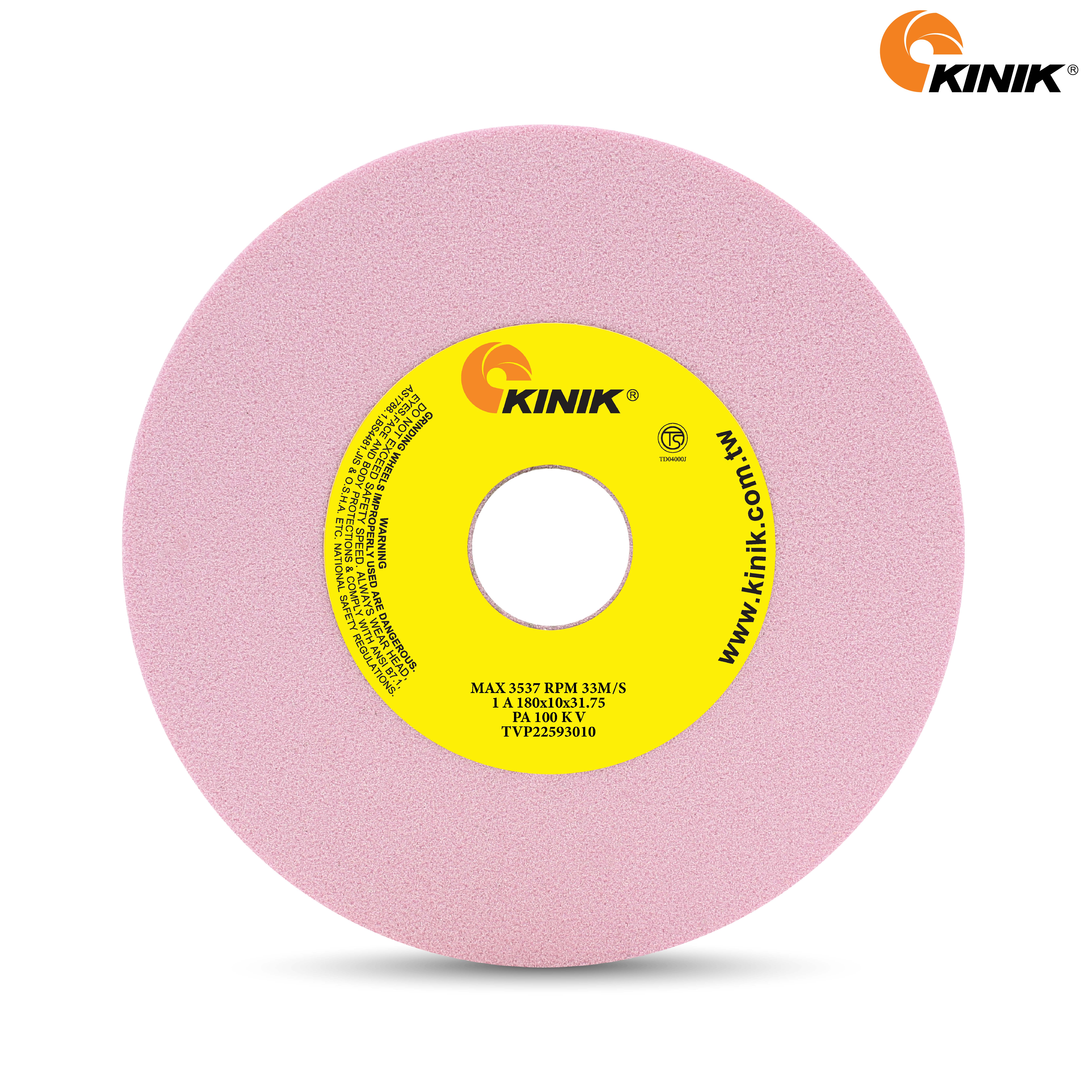 หินเจียร KINIK PA100KV1A 180x10x31.75 mm.
