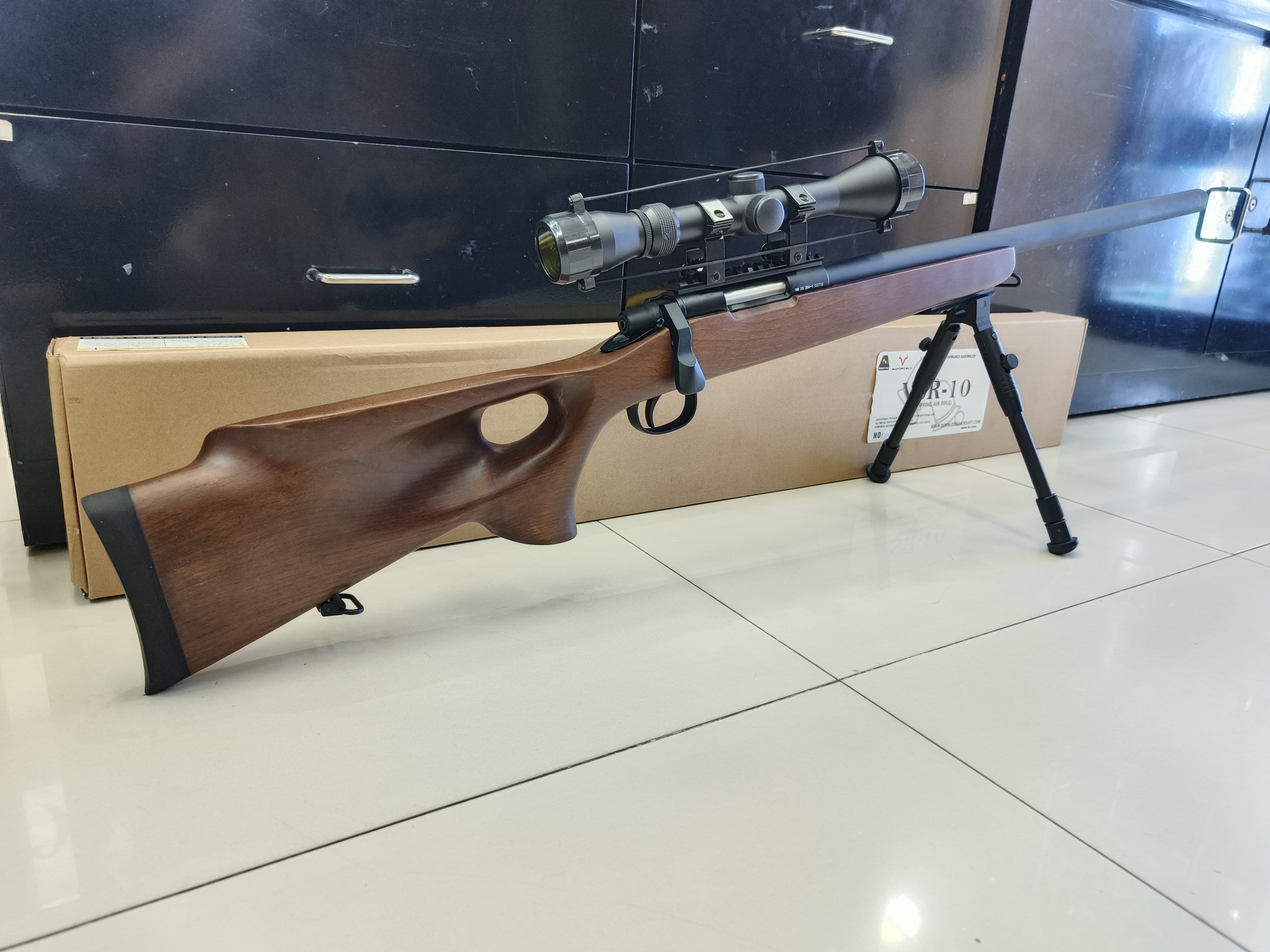 VSR-10 DB.204-1 ระบบสปริง ชักยิง ไม้แท้ - Double Bell