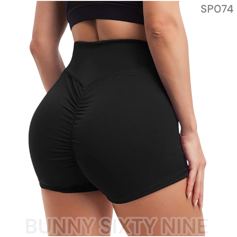 กางเกงออกกำลังกาย ขาสั้น ผ้ายืด รหัส SP073
