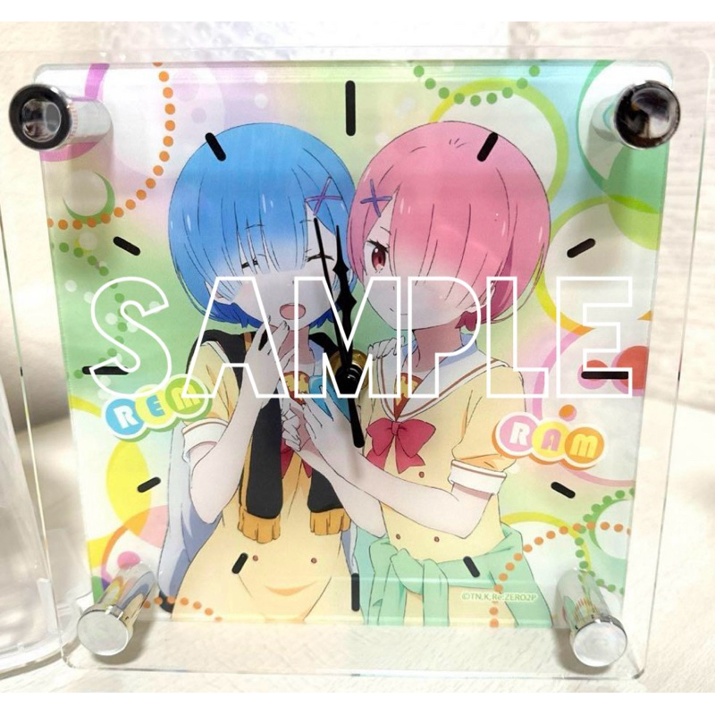 นาฬิกา เรม&แรม -รีซีโร่[Re:Zero Starting Life In Another World -Clear Clock- Rem&Ram]