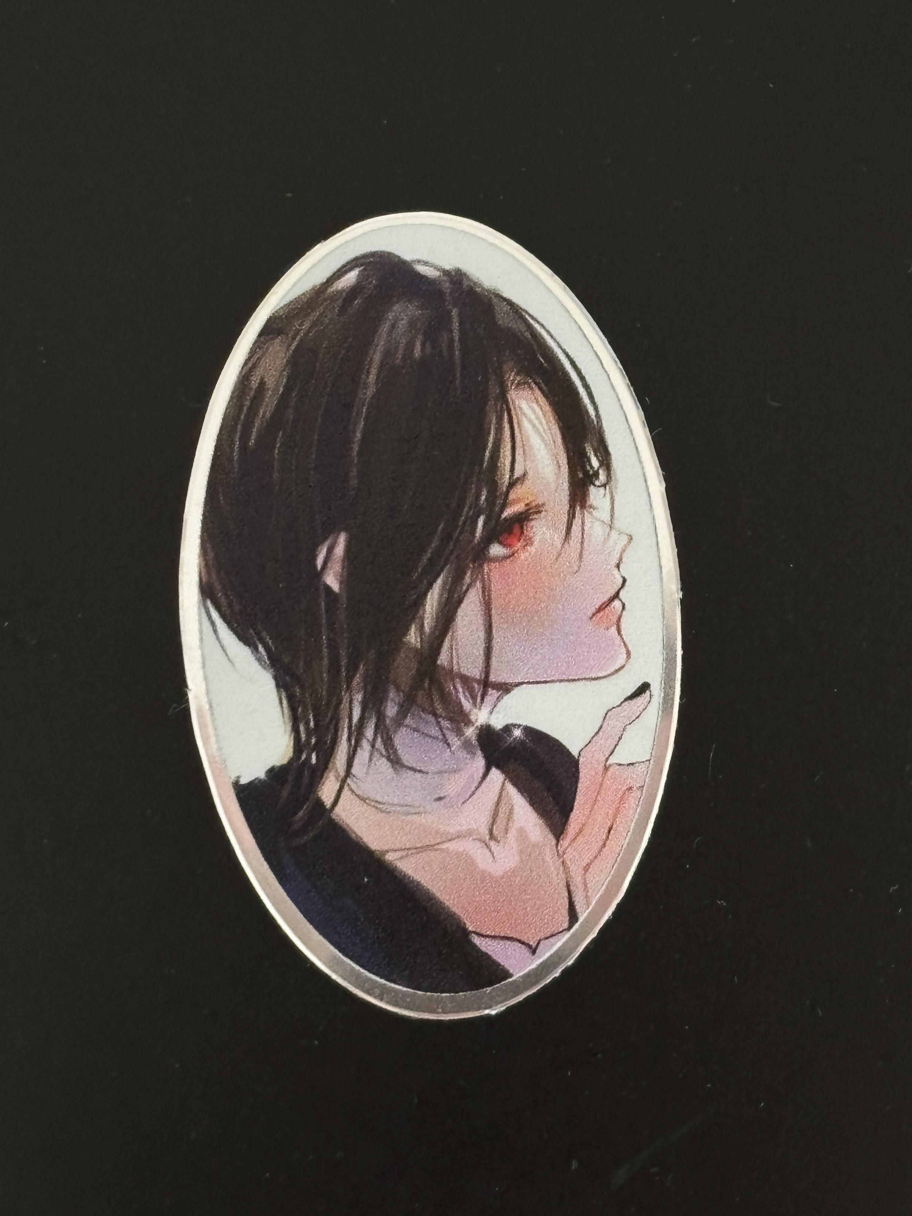 [รอบไปรCQ8] UV metallic Sticker - หน้า