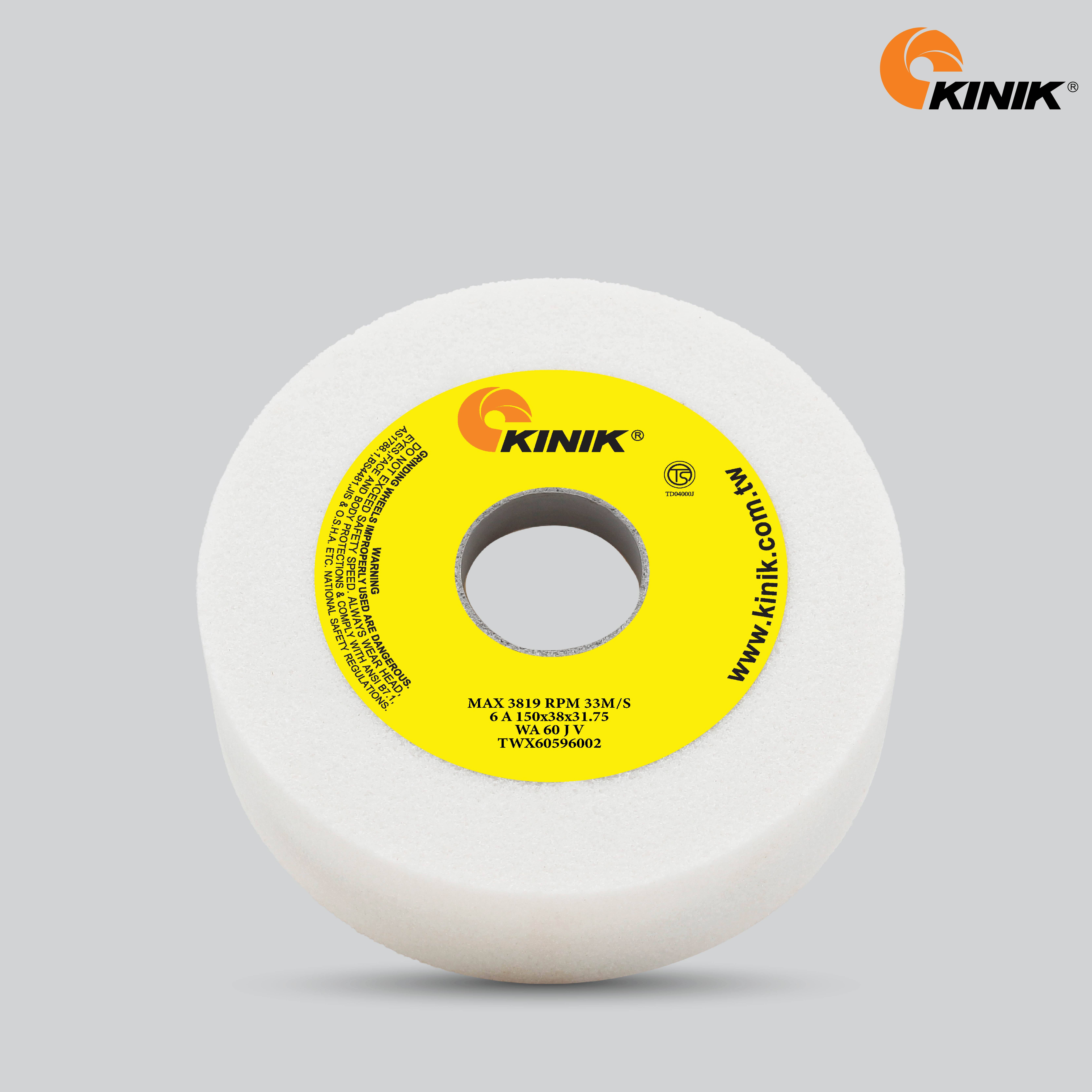 หินถ้วยตรง KINIK WA60JV6A 150x38x31.75 mm.