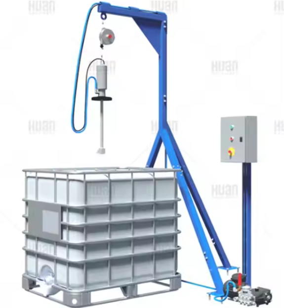 จำหน่าย นำเข้า ขาย หัวฉีดล้าง อัตโนมัติ ล้างถัง IBC(ถัง1000ลิตร) Automatic IBC Tote Cleaner, High Pressure tank
