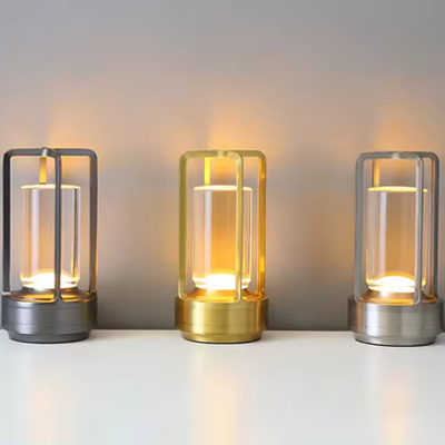 โคมไฟตั้งโต๊ะ Table desk Lamp Aluminum alloy Gold touch-type stepless dimming