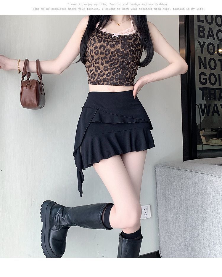 กระโปรงสั้น เลเยอร์ ซับกางเกง รหัส CN2772