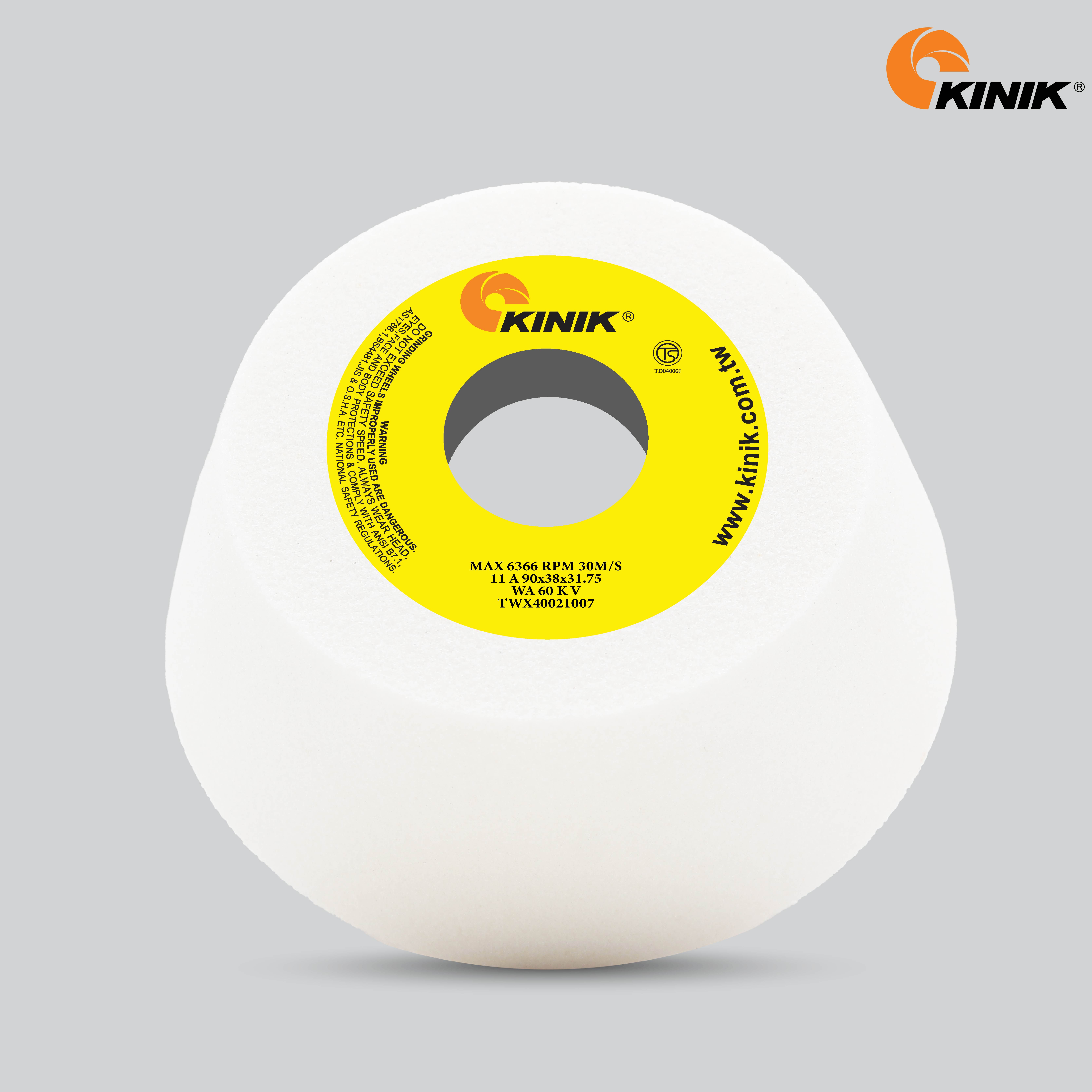 หินถ้วยเทเปอร์ KINIK WA60KV11A 90x38x31.75 mm.