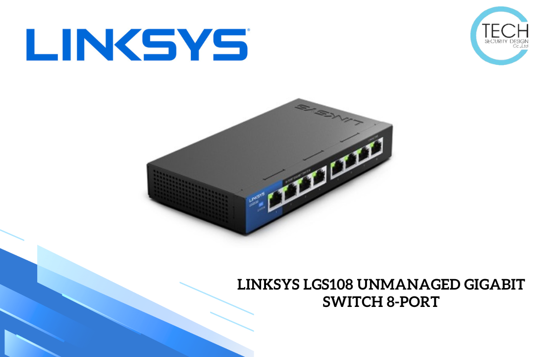 Linksys LGS108 UNMANAGED GIGABIT SWITCH 8-PORT