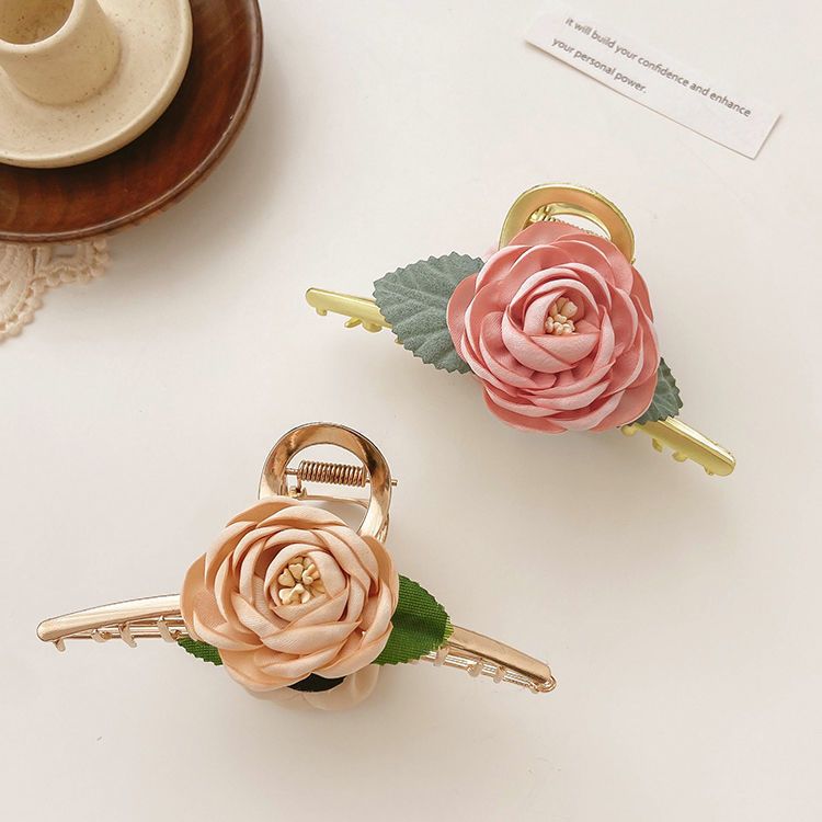 กิ๊บติดผม กิ๊บหนีบผม ดอกกุหลาบ เครื่องประดับผม สไตล์เกาหลี