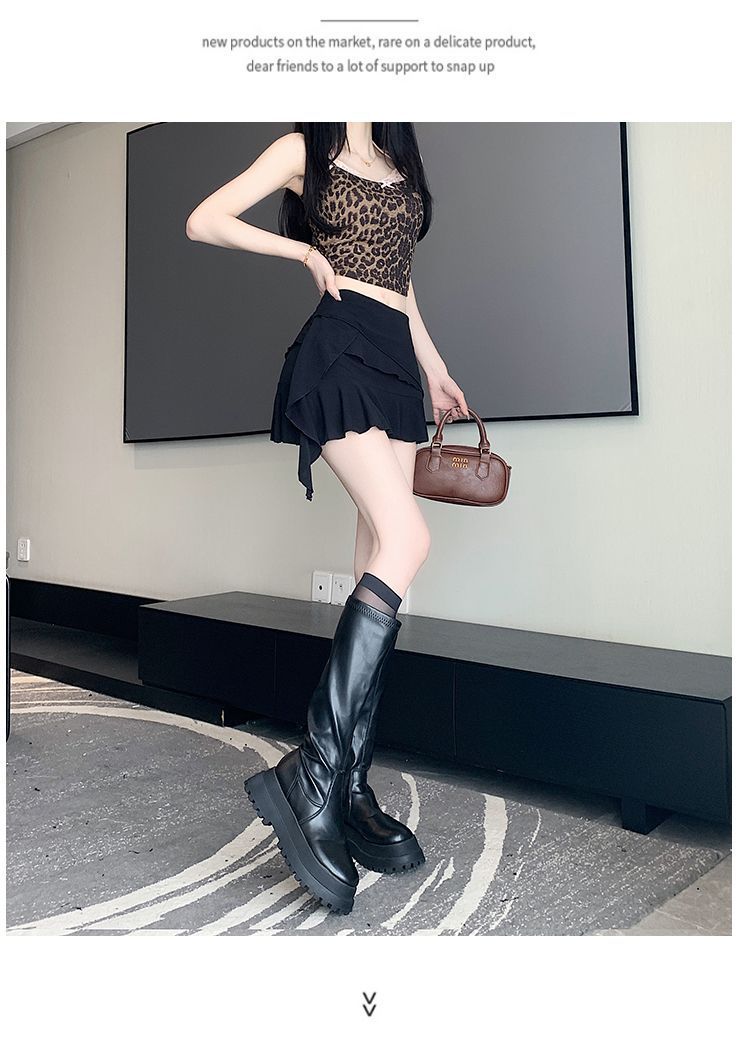 กระโปรงสั้น เลเยอร์ ซับกางเกง รหัส CN2772