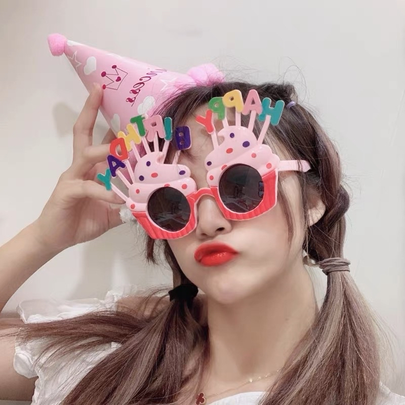 ที่คาดผม มงกุฎ แว่นตาแฟชั่น วันเกิด งานปาร์ตี้ พร็อพถ่ายรูป