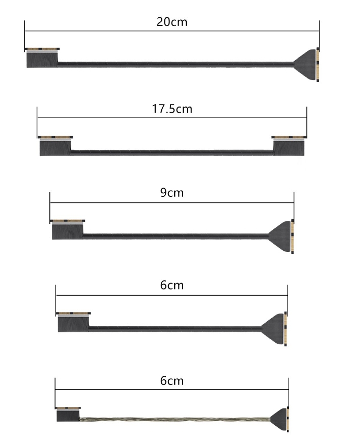สายสัญญาณ DJI O4 Coaxial Cable GEPRC มีความยาวให้เลือกหลายขนาด