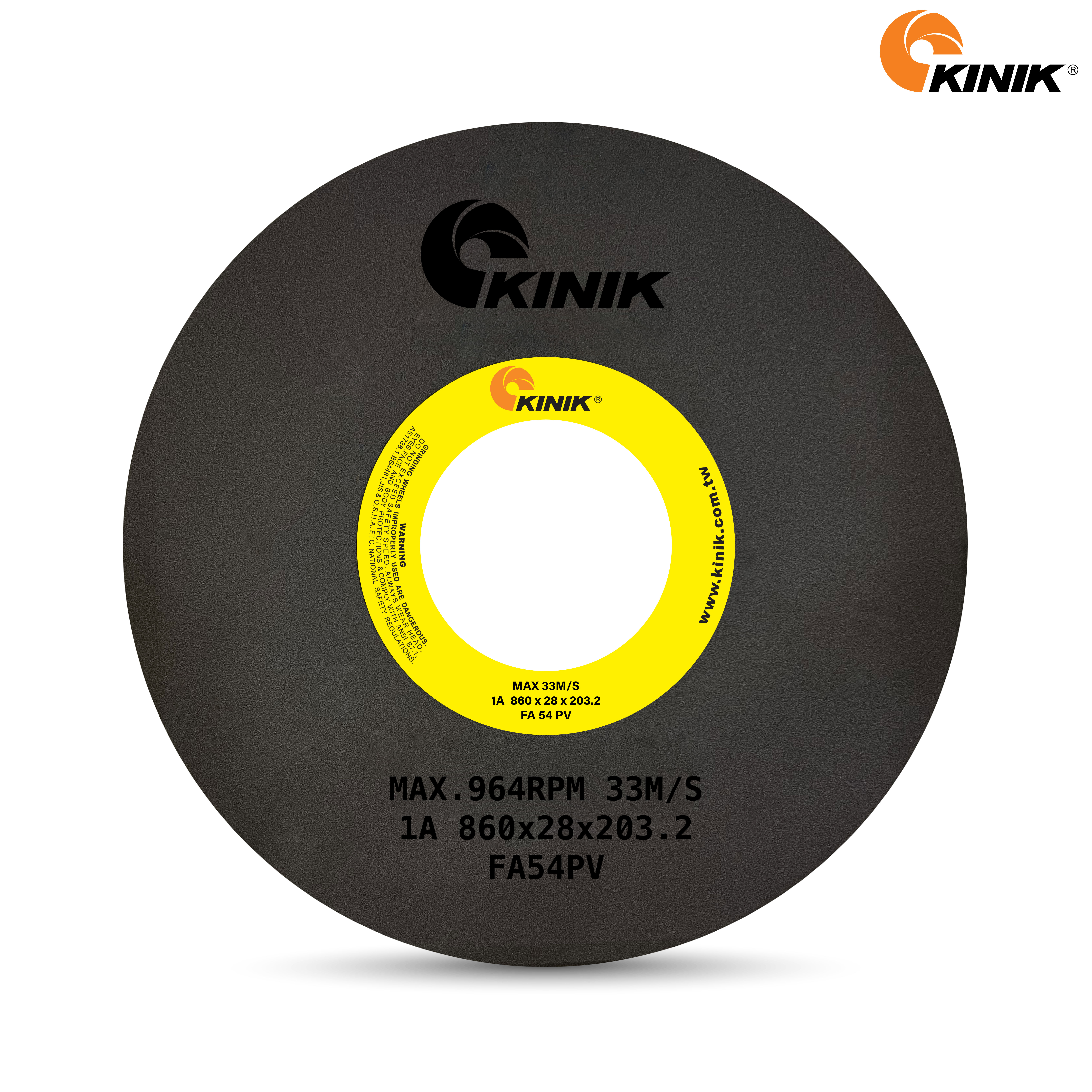 หินเจียร KINIK FA54PV1A 860x28x203.2 mm.
