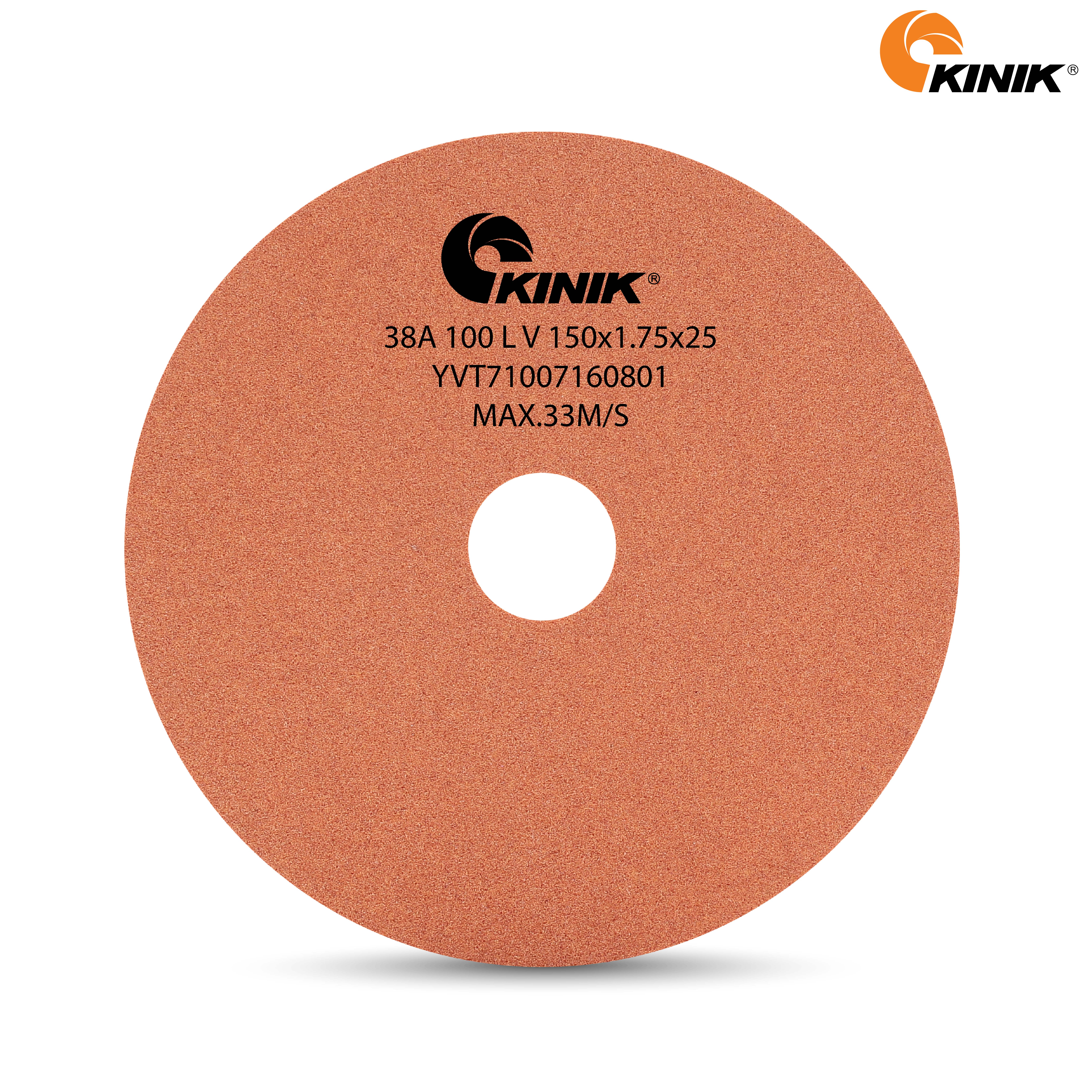 หินเจียร KINIK 38A100LV1A 150x1.75x25 mm.