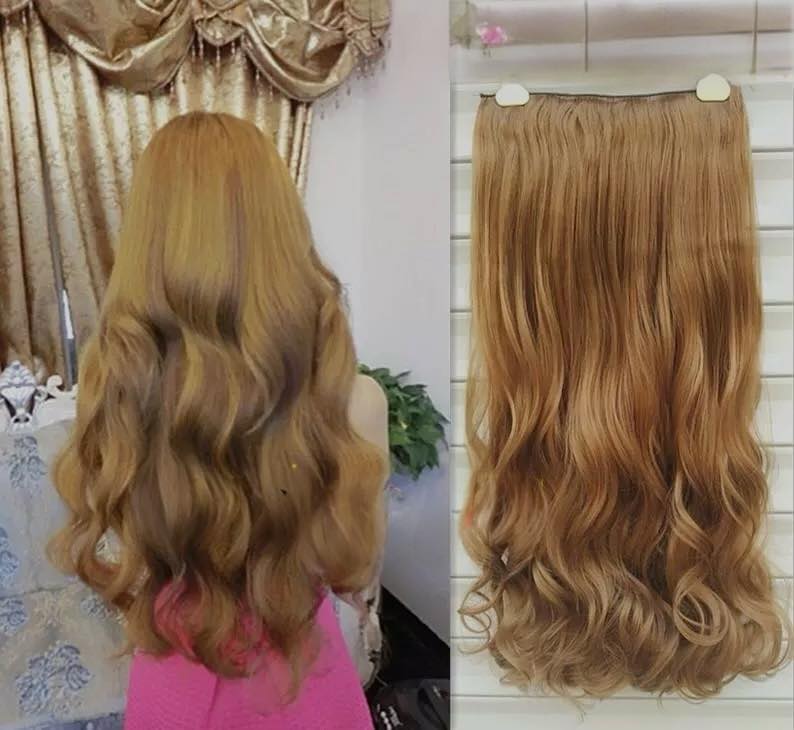 แฮร์พีชลอน ผมลอน แพรลอน ยาว 50 CM พร้อมส่งในไทย