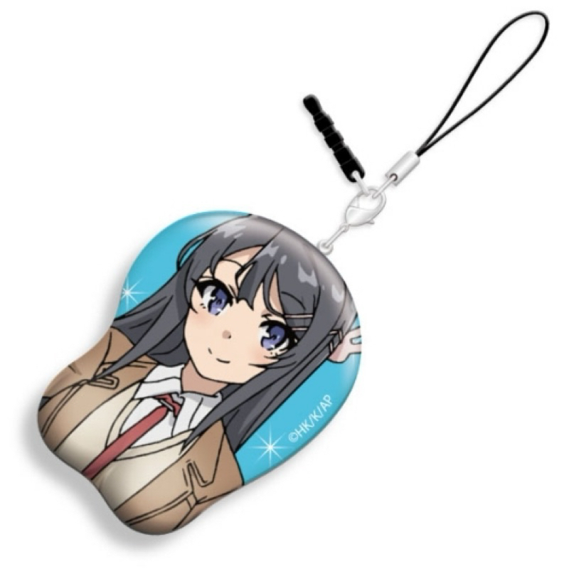 พวงกุญแจนุ่มนิ่ม ไม ซากุระจิมะ -รุ่นพี่บันนี่เกิร์ล[Bunny Girl Senpai -Mini Mouse Pad Strap- Mai Sakurajima]