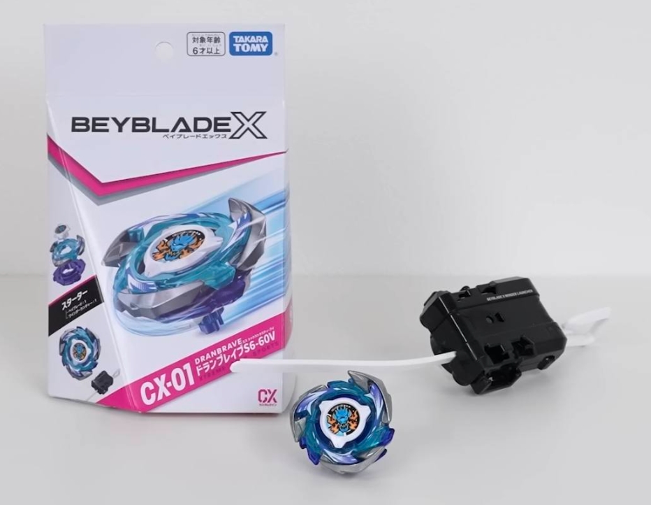 Takara Tomy ของแท้ Beyblade X CX-01 DranBrave S6-60V [มีที่ชูท]