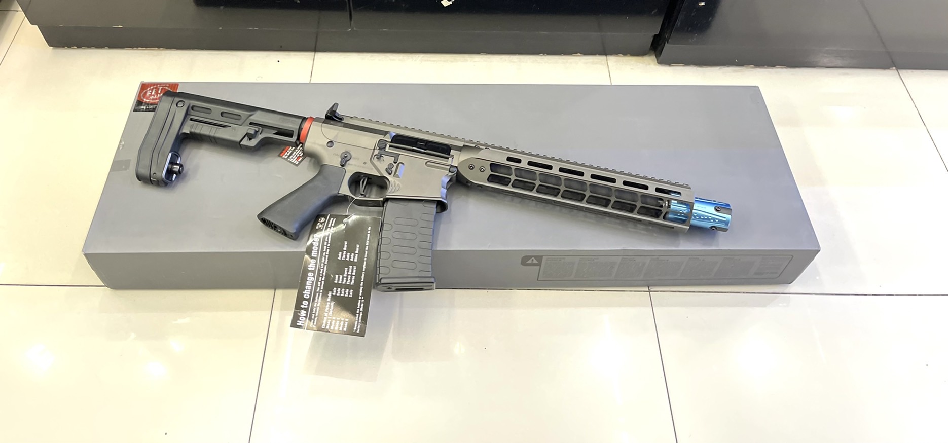 EMG / APS FALKOR AR-15 BLI =ITZ SBR AEG - GREY