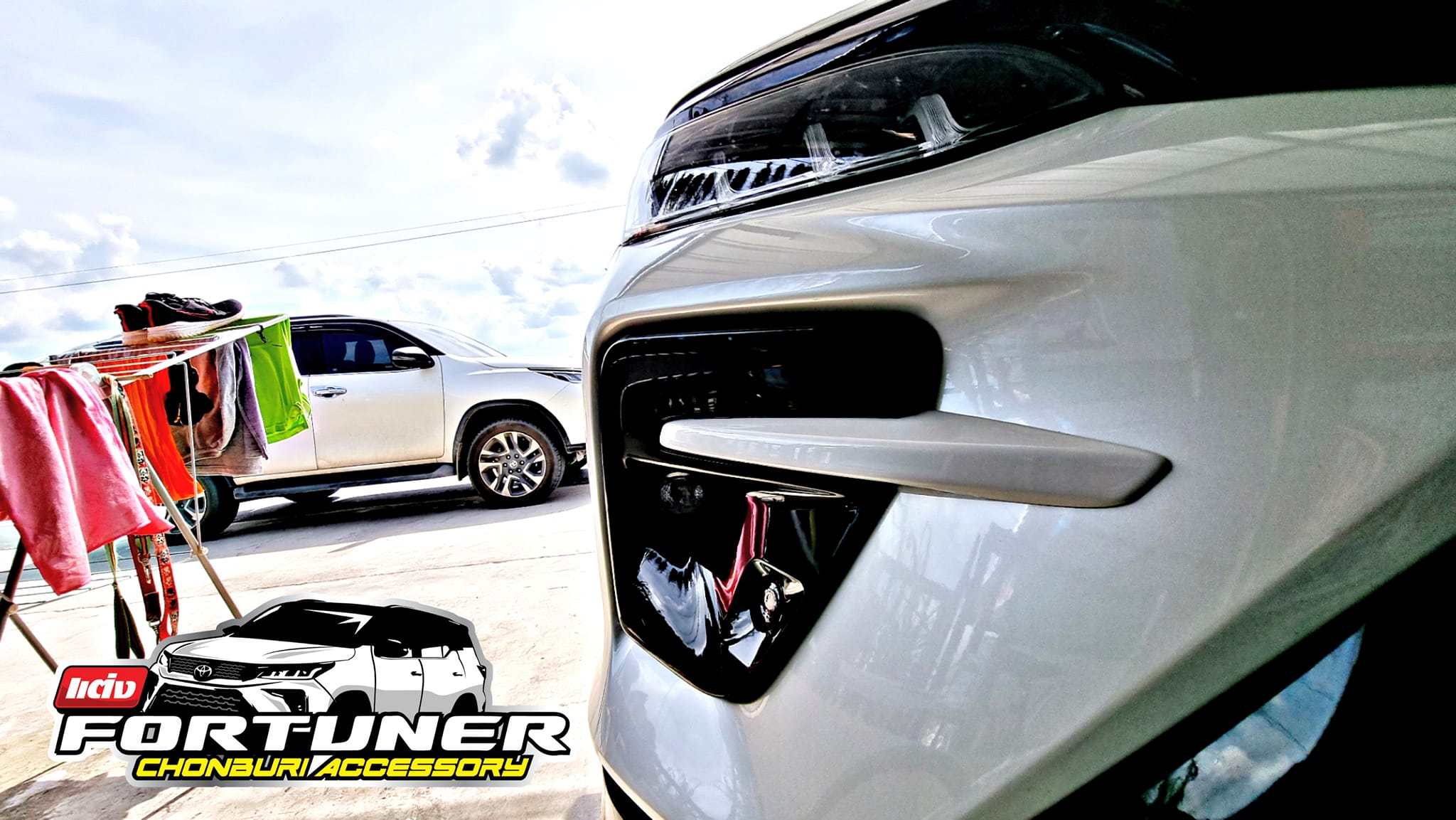 ครอบไฟตัดหมอก GRsport โตโยต้า ฟอร์จูนเนอร์