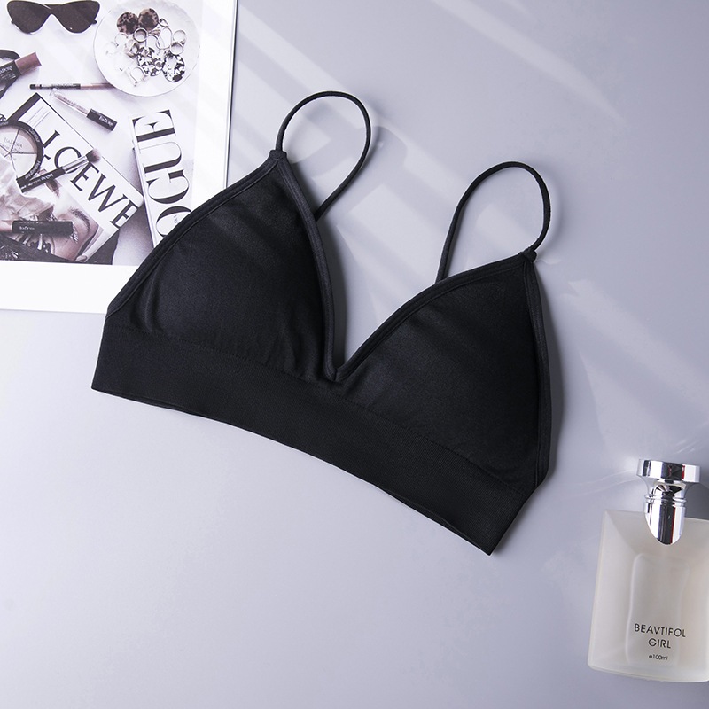 เสื้อสปอร์ตบรา สายเดี่ยวครอป เสื้อออกกำลังกาย Sport Bra SP055