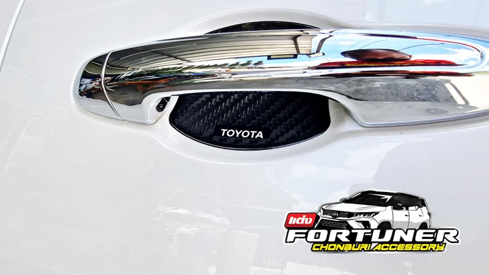 เบ้ามือเปิดกันรอย เคฟล่าคาร์บอน GRsport Legender โตโยต้า ฟอร์จูนเนอร์