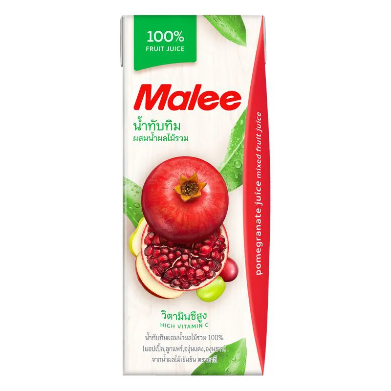 8853333017885 น้ำทับทิมผสมน้ำผลไม้รวม 100%ตรามาลี 200มล.