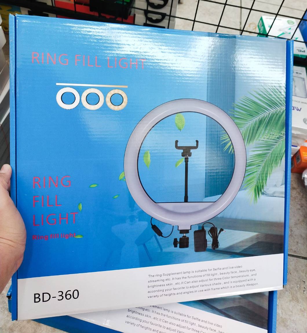 ไฟล์ไลฟ์สด Ring Fill Light BD-360 (20cm)