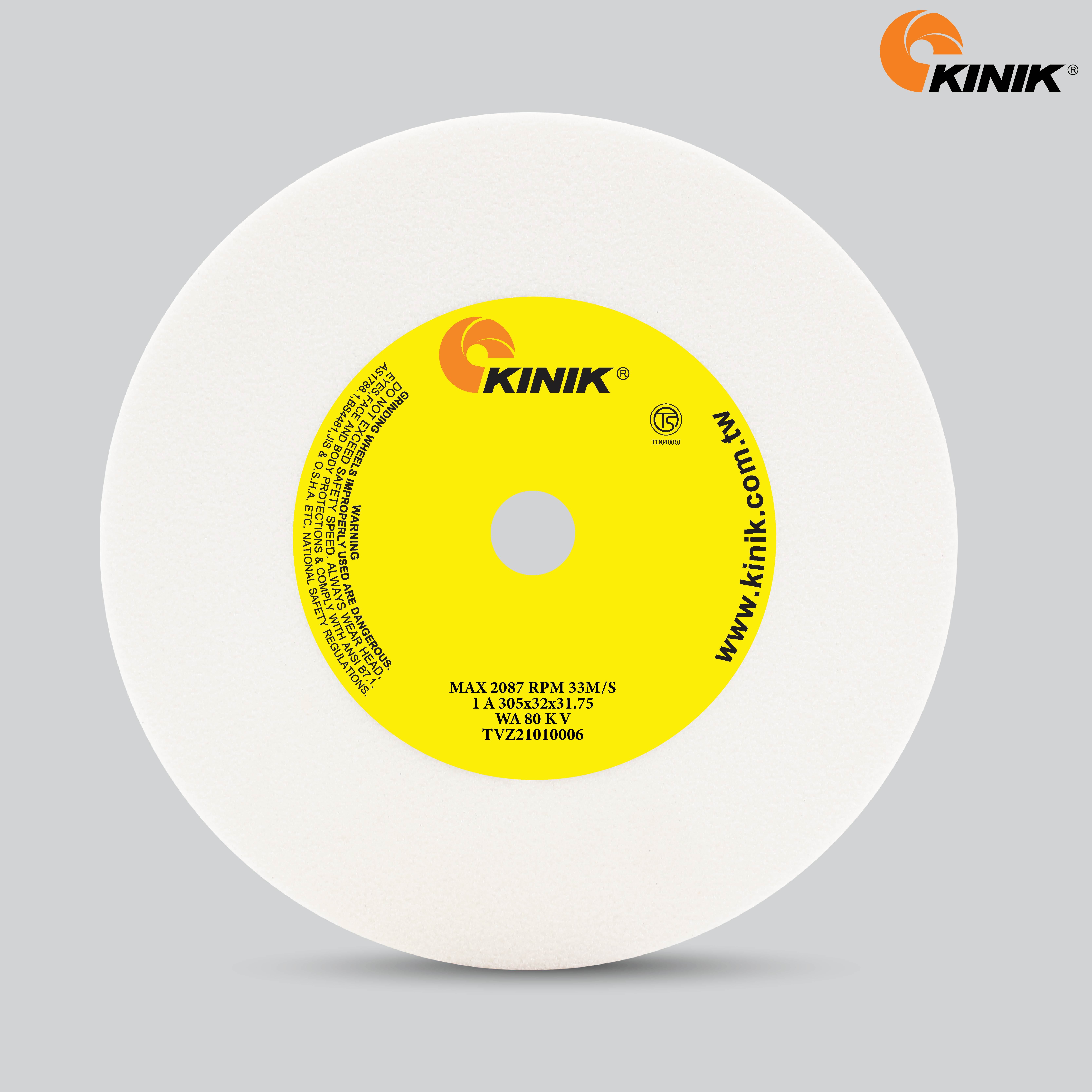 หินเจียร KINIK WA80KV1A 305x32x31.75 mm.