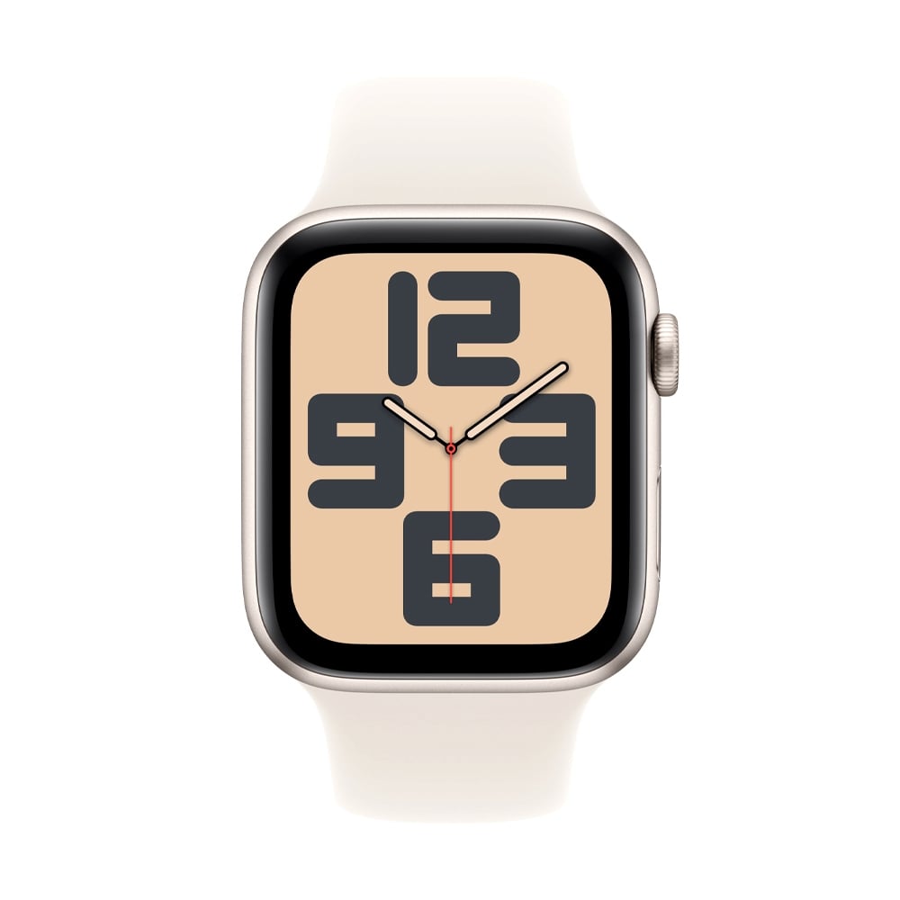 Apple Watch SE 2 GPS + Cellular 44mm Starlight Aluminium Case 2 with Starlight Sport Band - M/L