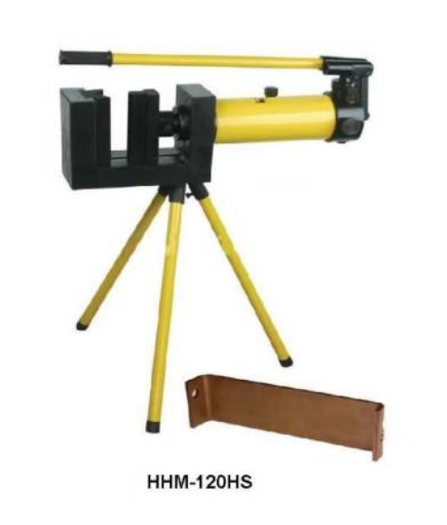 OMASTAR HHM-120HS เครื่องตัด ดัด เจาะ เหล็ก ทองแดง บัสบาร์ 3IN1 (Puch,Bend,Cut)