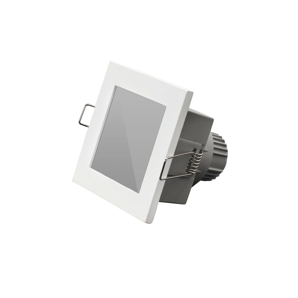 โคมไฟดาวน์ไลท์ กันน้ำ Downlight Square Aluminum White IP65