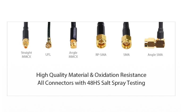 RUSHFPV RUSH Cherry V2 5.8GHz SMA MMCX U.FL STUBBY Long Ultra Extended Tube Antenna มีหลายแบบให้เลือก