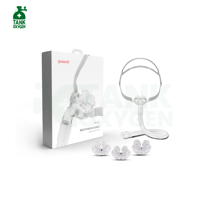 Nasal Pillow Mask YP-01 หน้ากากชนิดสอดจมูกสำหรับเครื่อง CPAP Bipap